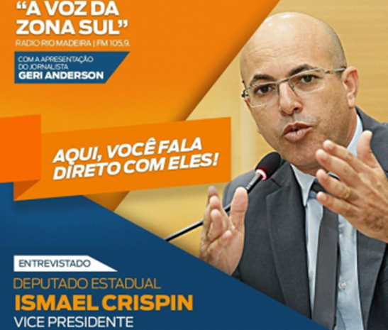  Ismael Crispim participa da estreia do programa “A Voz da Zona Sul”