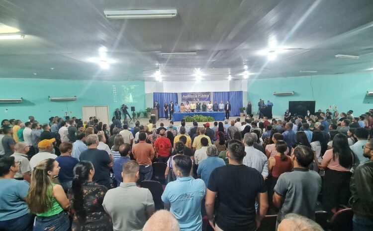  Deputado Ismael Crispin lidera maior audiência pública do Vale do Guaporé sobre o futuro do Zoneamento em Rondônia