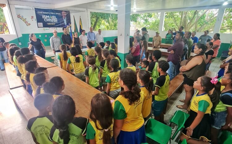  Em Buritis, Ismael Crispin assina ordem de serviço para ampliação de escola e destaca ações de infraestrutura 